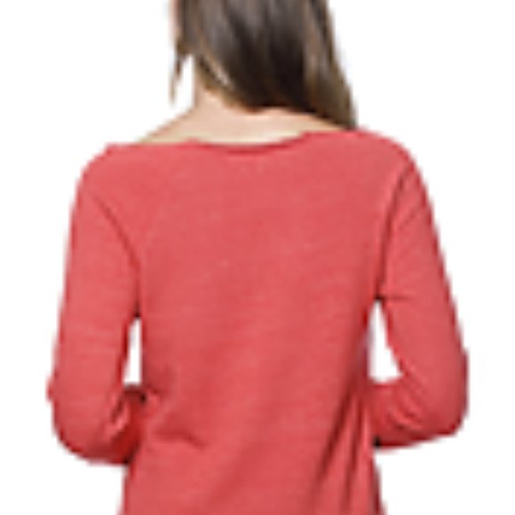 USA Made Eco Tri blend Fleece Raglan Pouch Pocket - Picture 2 of 4